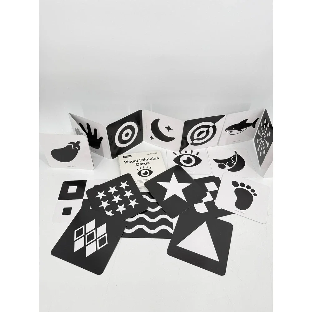 Baby Bundle‎ Visual Stimulus Cards and Melissa & Doug Flip Fish Soft Toy